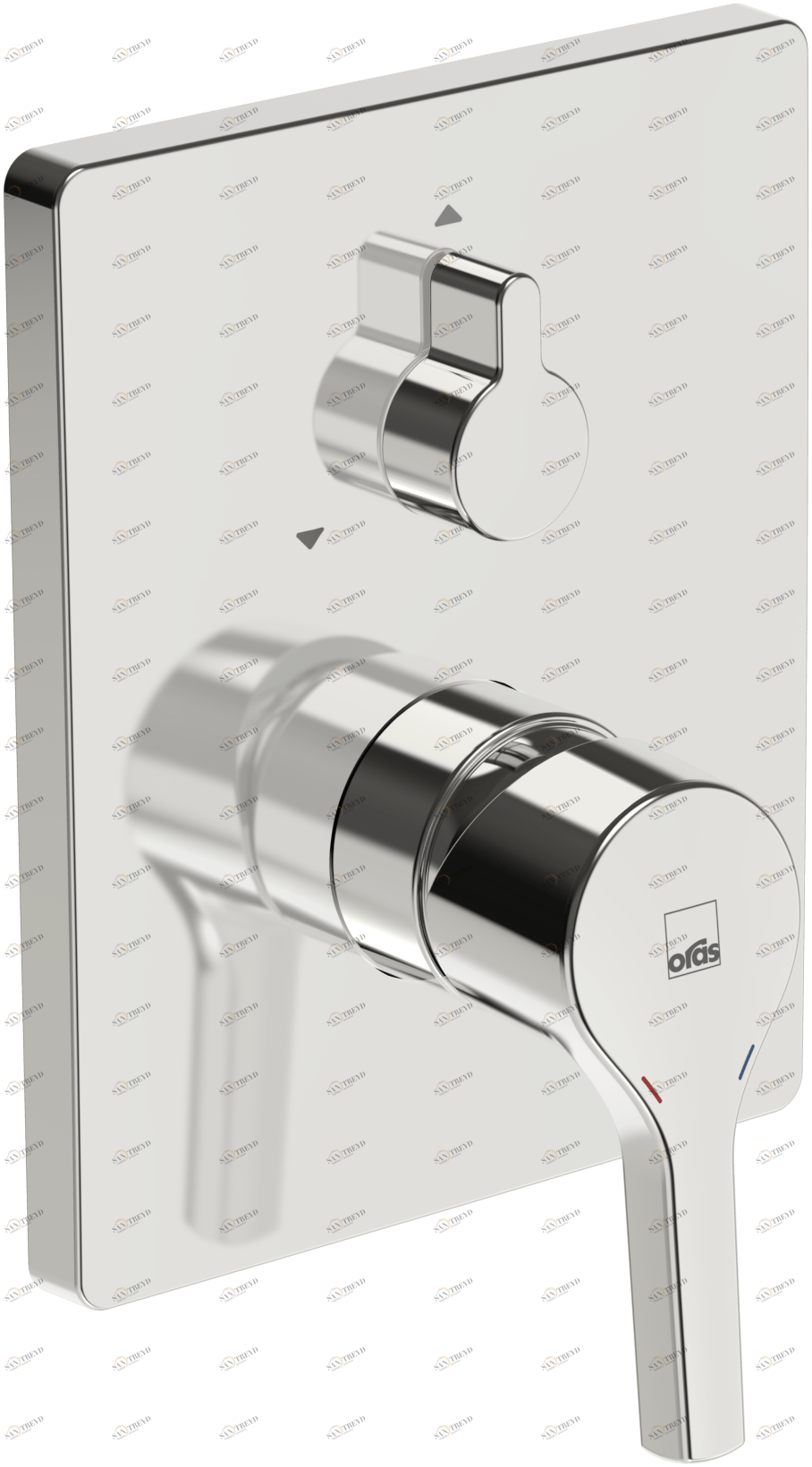Oras 3988H Панель смесителя для ванны и душа 3988H Saga Style Хром 