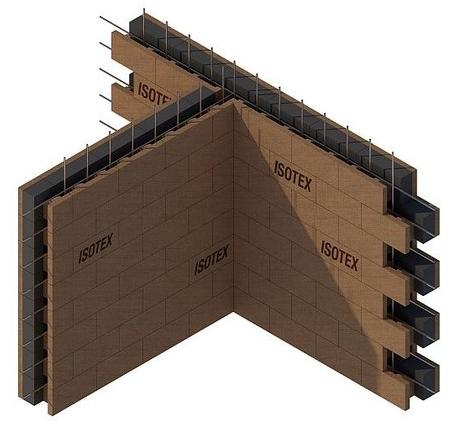 ISOTEX Несущий блок из арболита / термоблок из арболита sun-id-1399122 - Вид №2