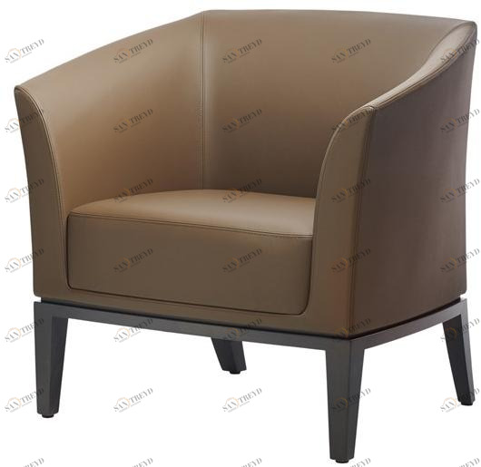 Potocco Кресло из экокожи с подлокотниками Venus 757/pb