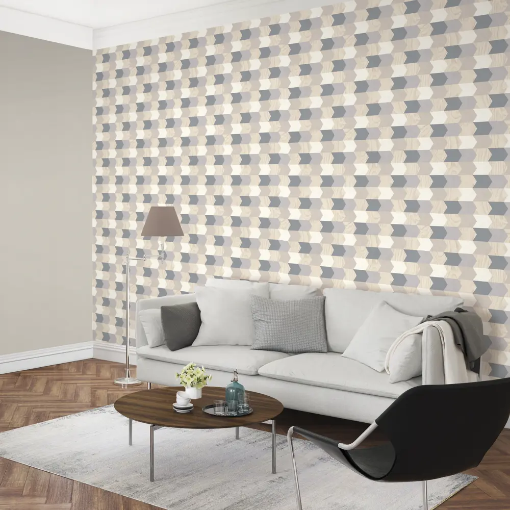 Обои флизелиновые Rasch Францгеом серые 0.53 м 638226 STLM-2011306 - Вид №3