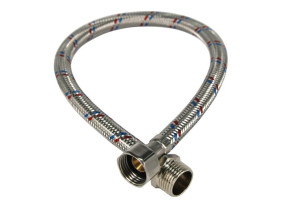 90336845 Гибкая подводка для воды 1/2" г/ш 120 см латунь STLM-0189988 ELKA