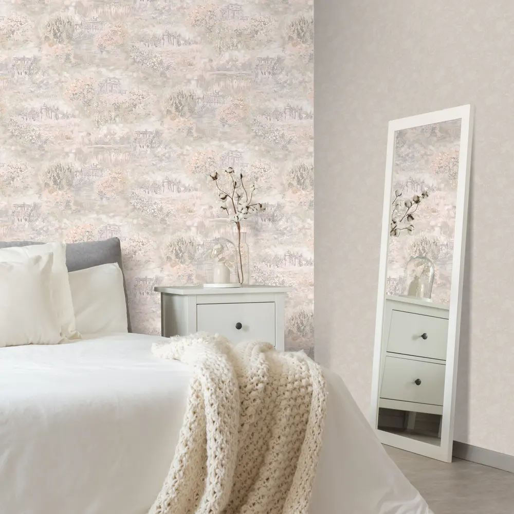 Обои флизелиновые Euro Decor Saint-Tropez бежевые 1.06 м 7084-01 STLM-2181738 - Вид №3