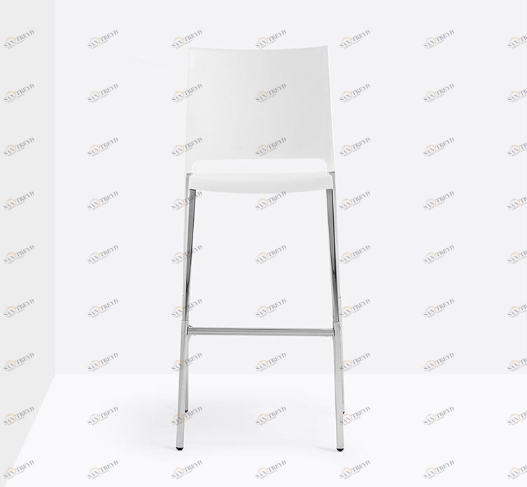 Pedrali Табурет высокий полипропиленовый с подставкой для ног Mya 716