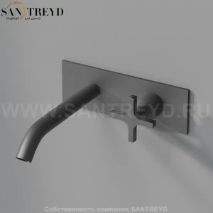 Встроенный смеситель AMEM332E MEMORY для раковины черный матовый