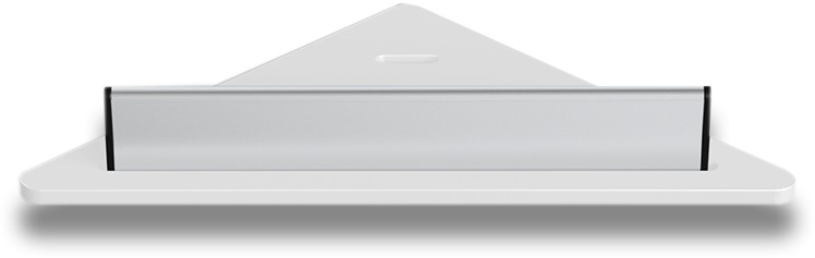 73451-WH Душевая полка подвесная со скребком съемным цвет белый LANGBERGER Accessories