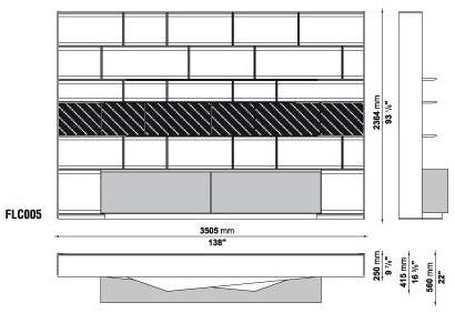 B&B Italia Модульный открытый книжный шкаф Flat.c sun-id-1463765 - Вид №26