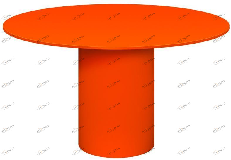 e15 Круглый стол из стали с порошковым покрытием  Ta20 