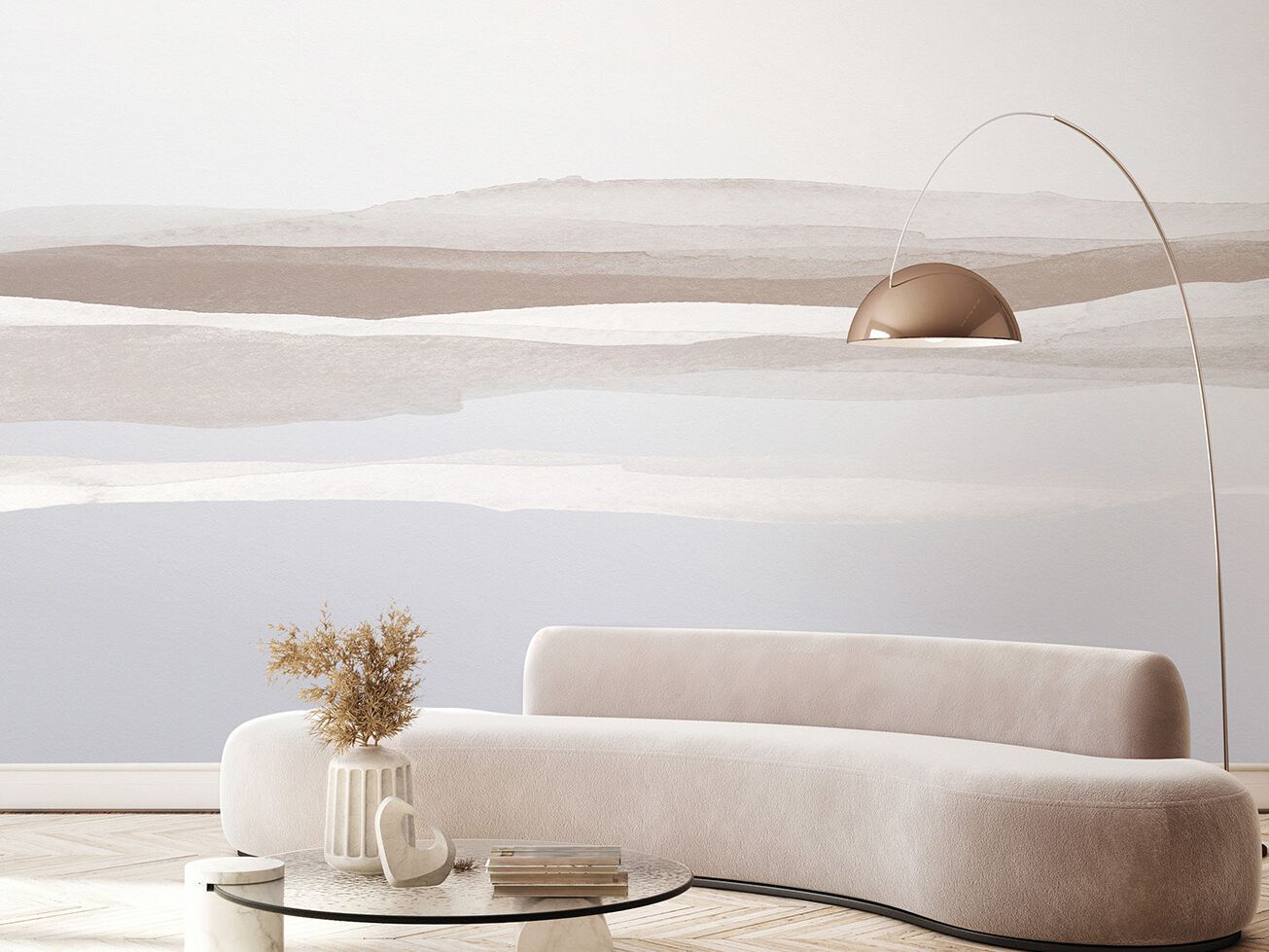 Carta da parati PVC free, eco-friendly, lavabile WallPepper MIST ARCH-00038177