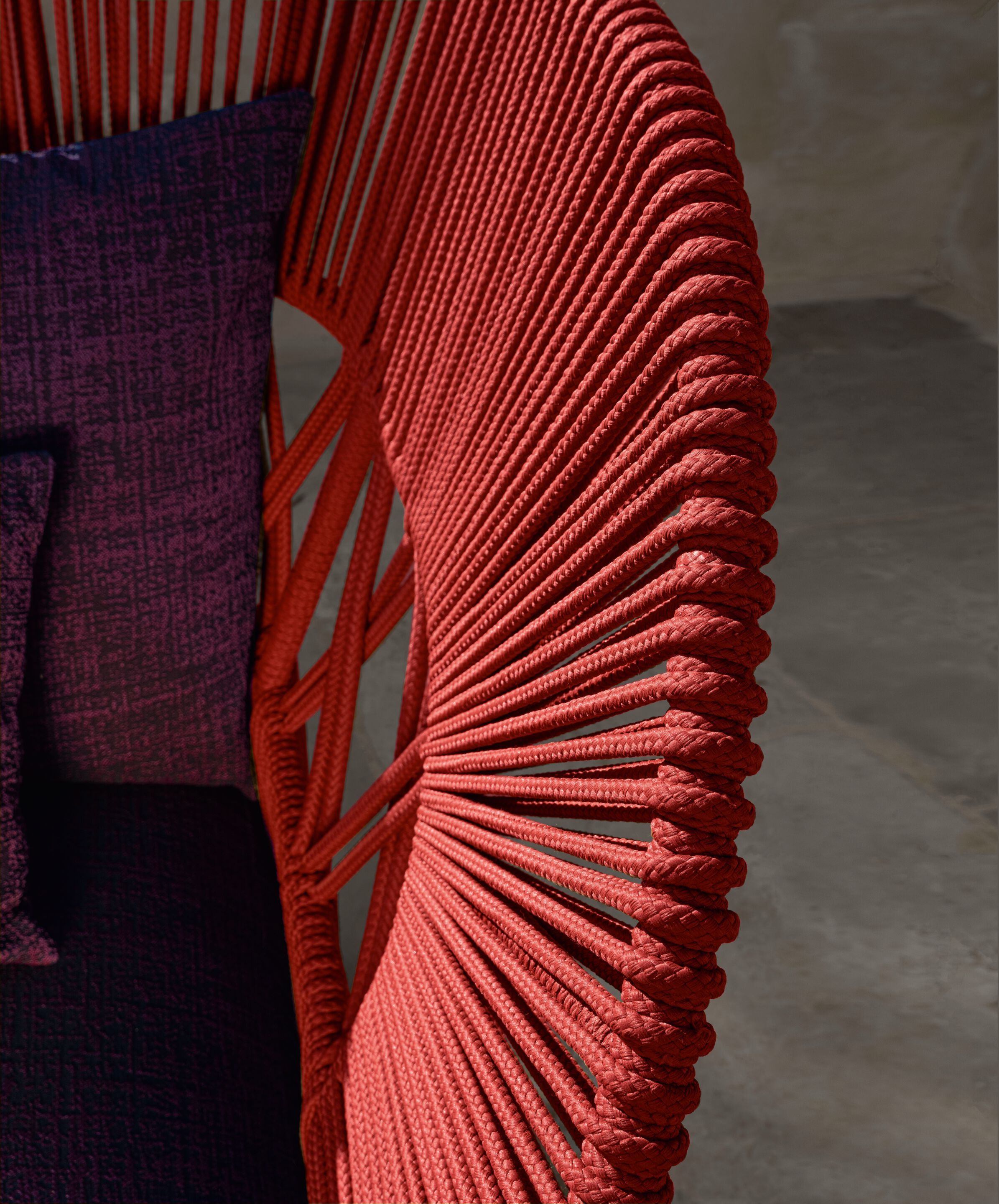 Веревочное садовое кресло с подлокотниками Talenti Cliff Decò ARCH-00050803 - Вид №4