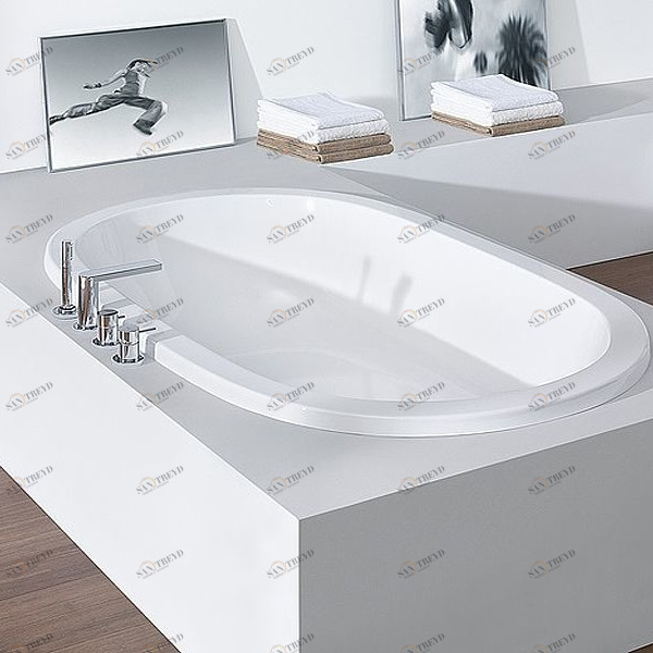 Ванна встраиваемая WAIKIKI 190 см с аэромассажем Deluxe HOESCH 6011