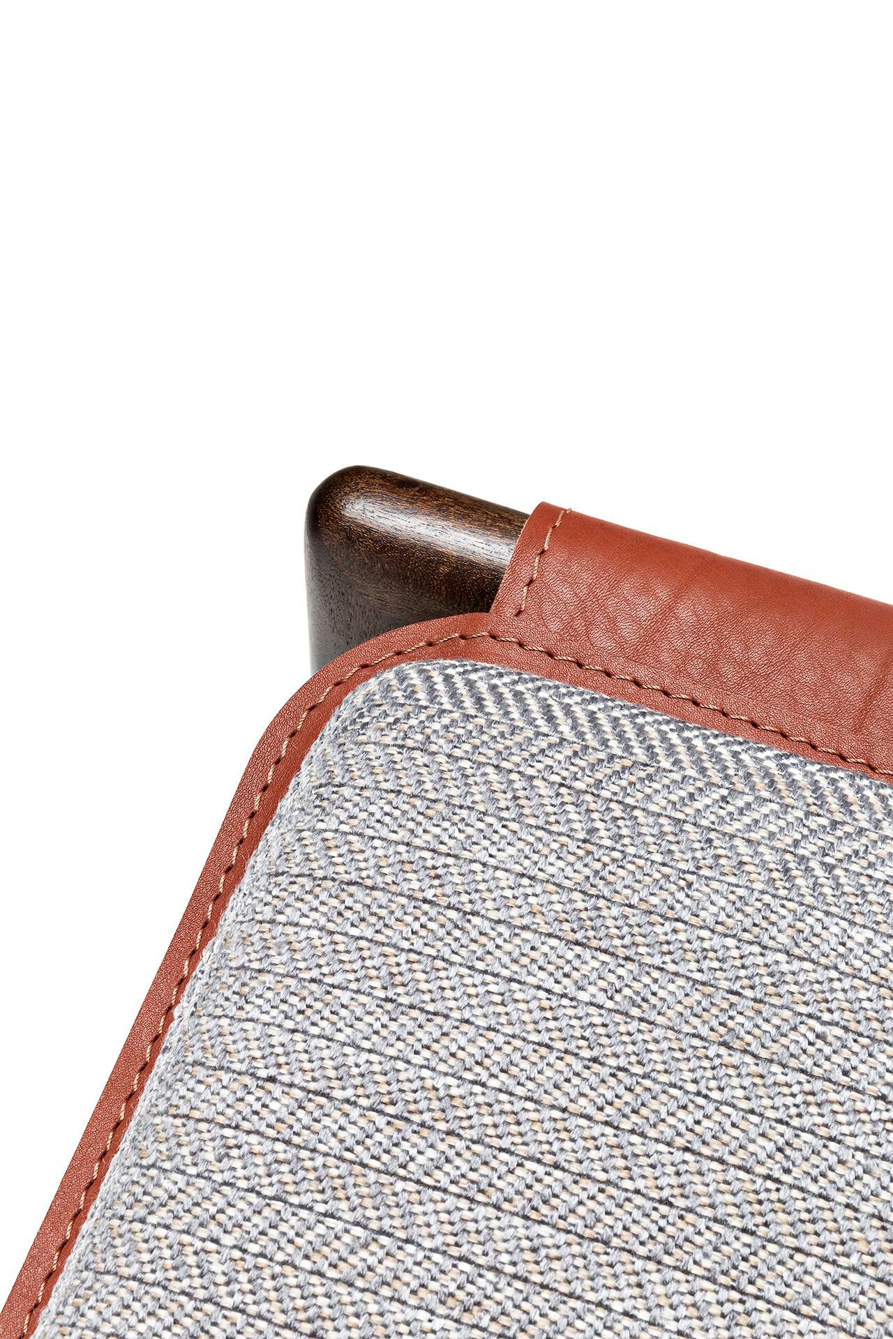 Садовое кресло из красного дерева и кожи Exteta Levante ARCH-00055416 - Вид №7