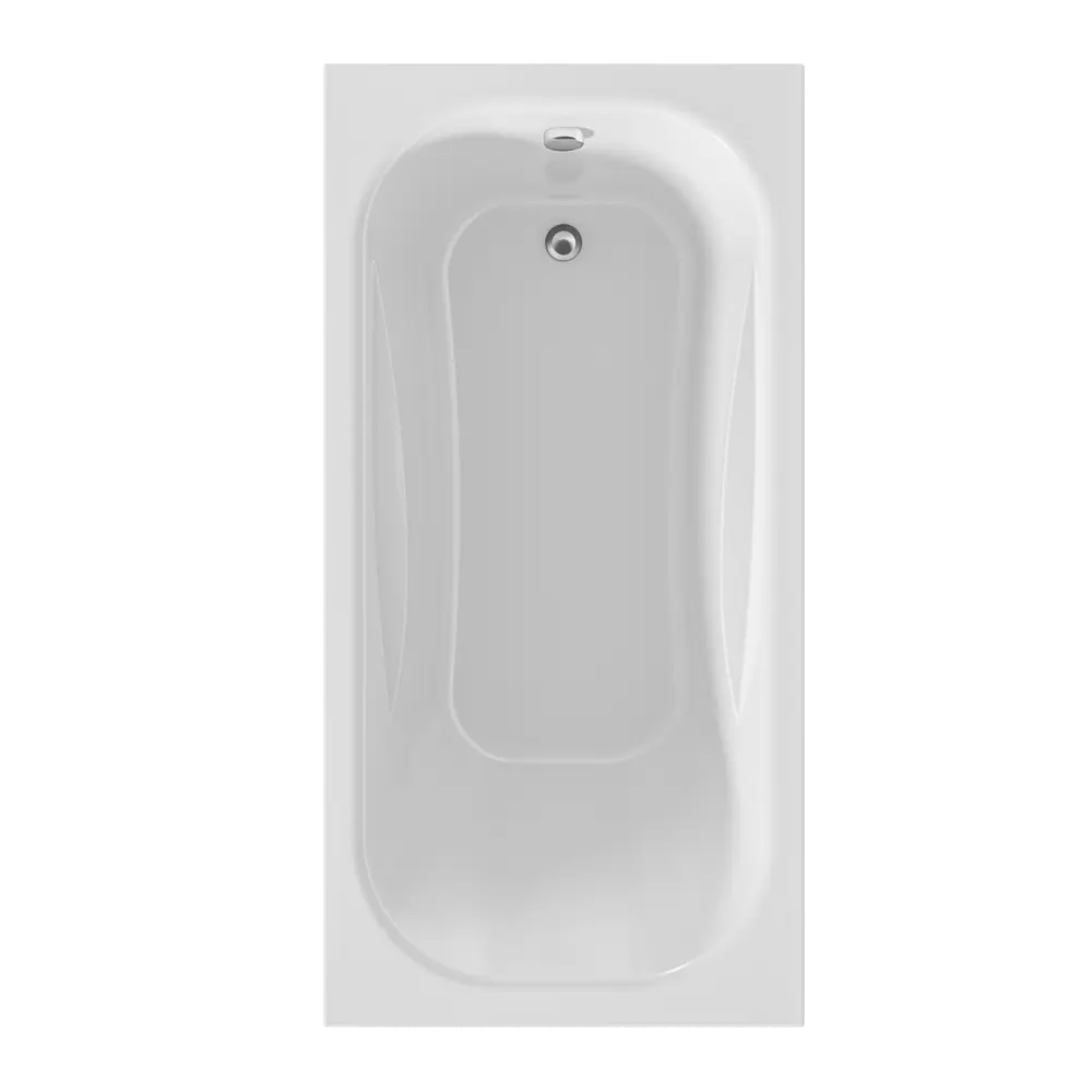 Ванна 100Acryl Luara акриловая 120x70 см ножки в комплекте STLM-2044646