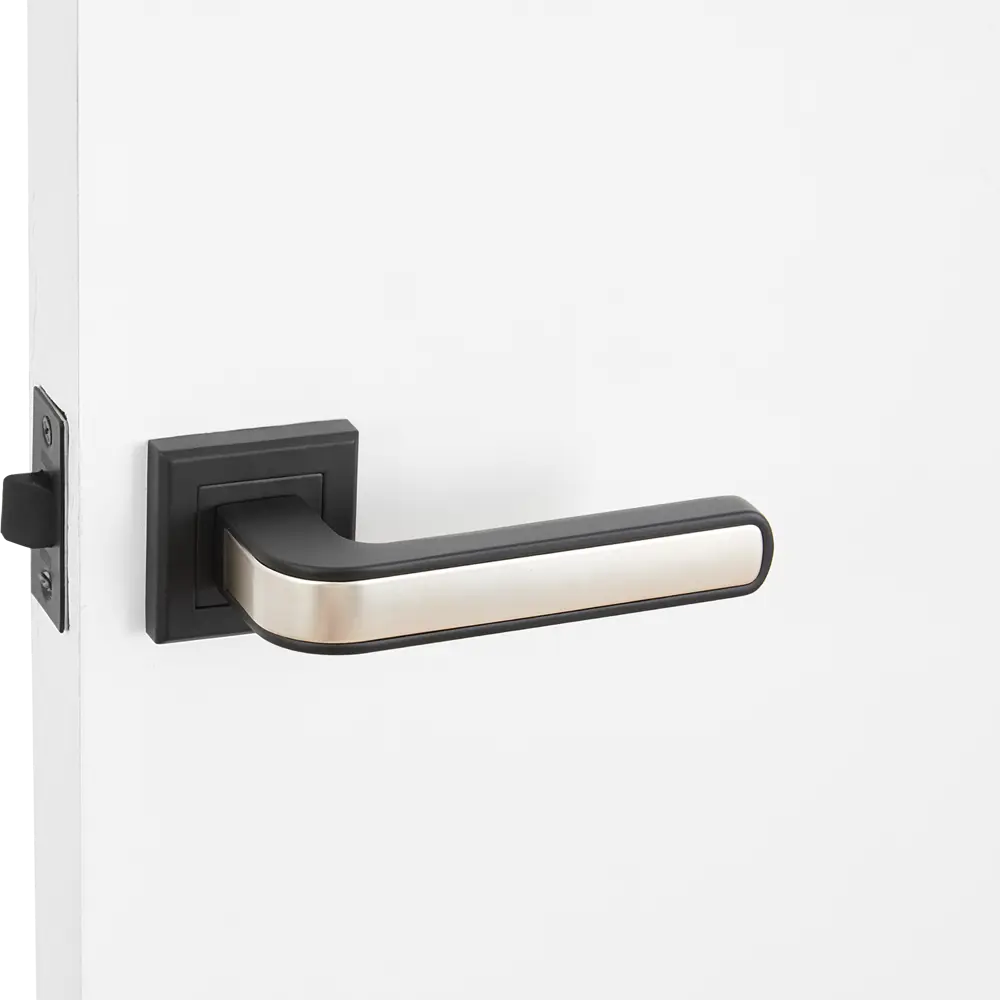 Дверные ручки Edson 360-Z01, без запирания, цвет черный 85063850 STLM-2153728  - Вид №5