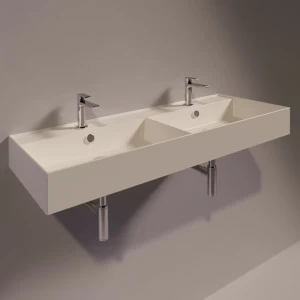 AG121DSABBIAMATT Подвесная раковина настенная прямоугольная Simas Agile бежевая