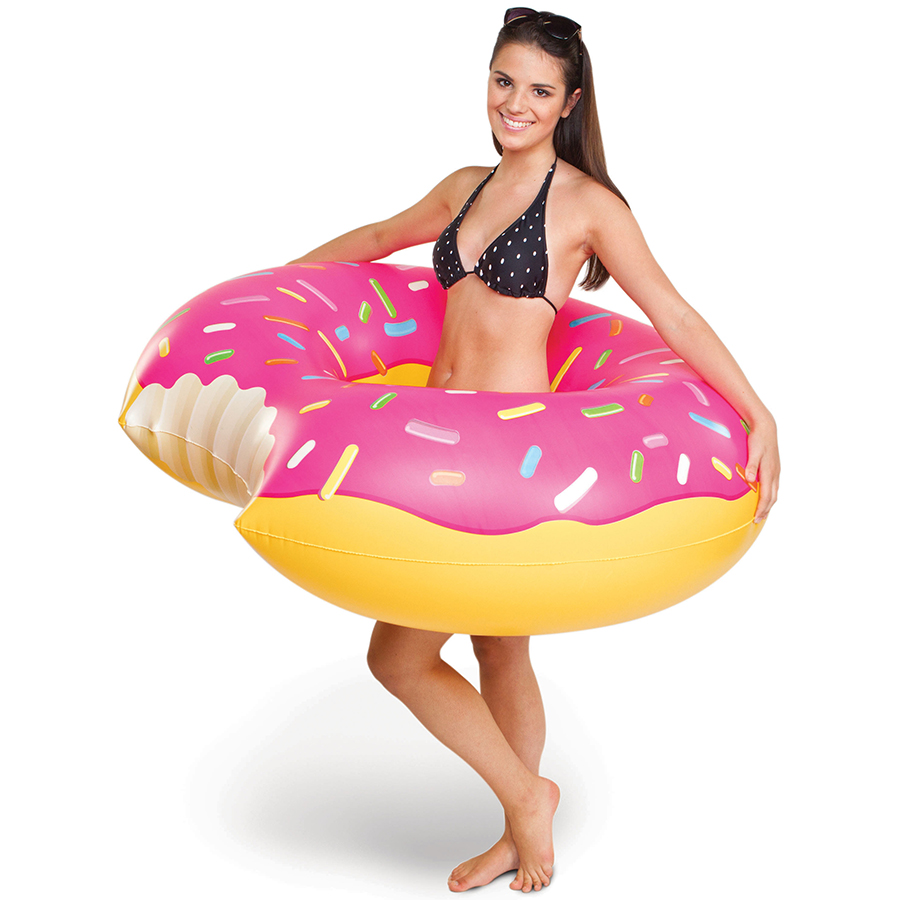 BMPF-0003 Круг надувной , strawberry donut BigMouth  - Вид №4