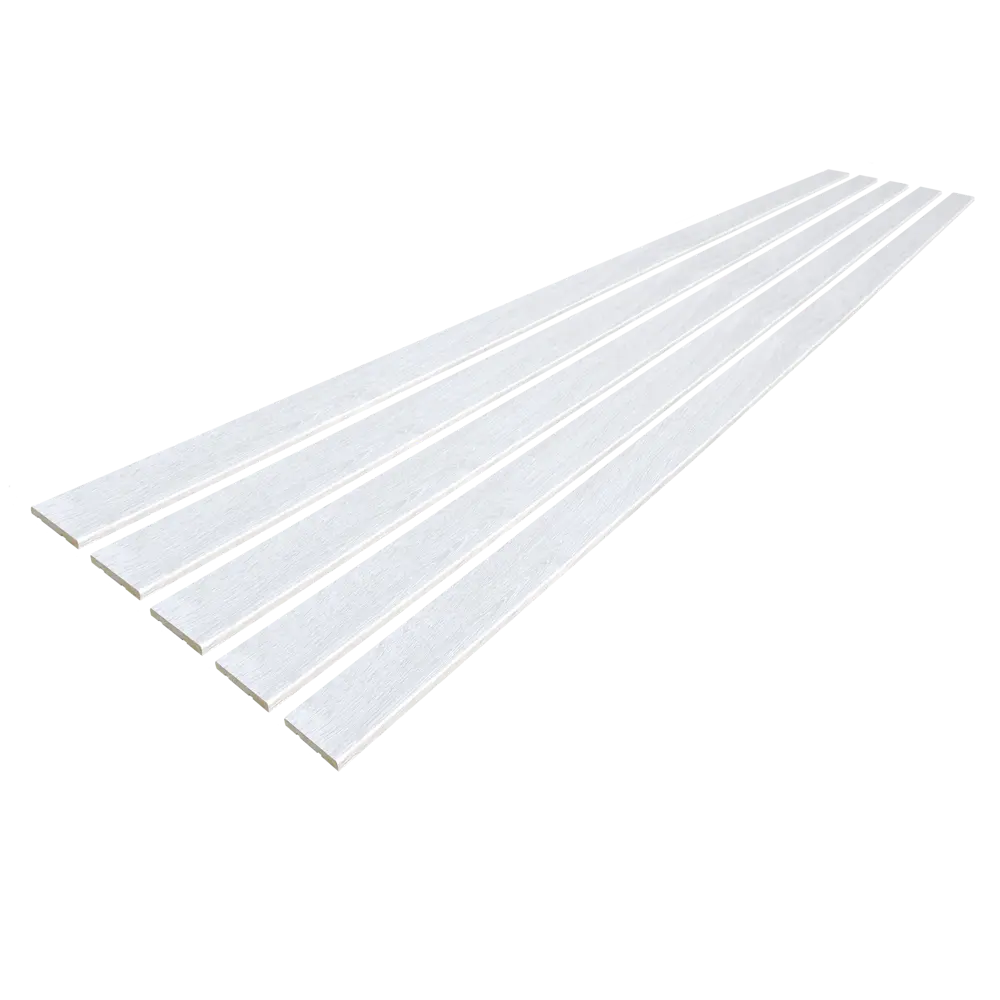 Наличник Лайн 2150x70x8 мм HardFlex цвет дуб тернер белый Santreyd STLM-2148819 - Вид №1