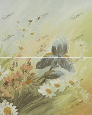 Эсте зеленый 02 500x400 (из 2-х плиток) Шахтинская Плитка 010301001883