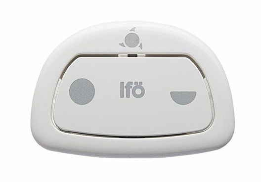 Z98307 Кнопка смыва IFO Sign белая с Fresh WC 