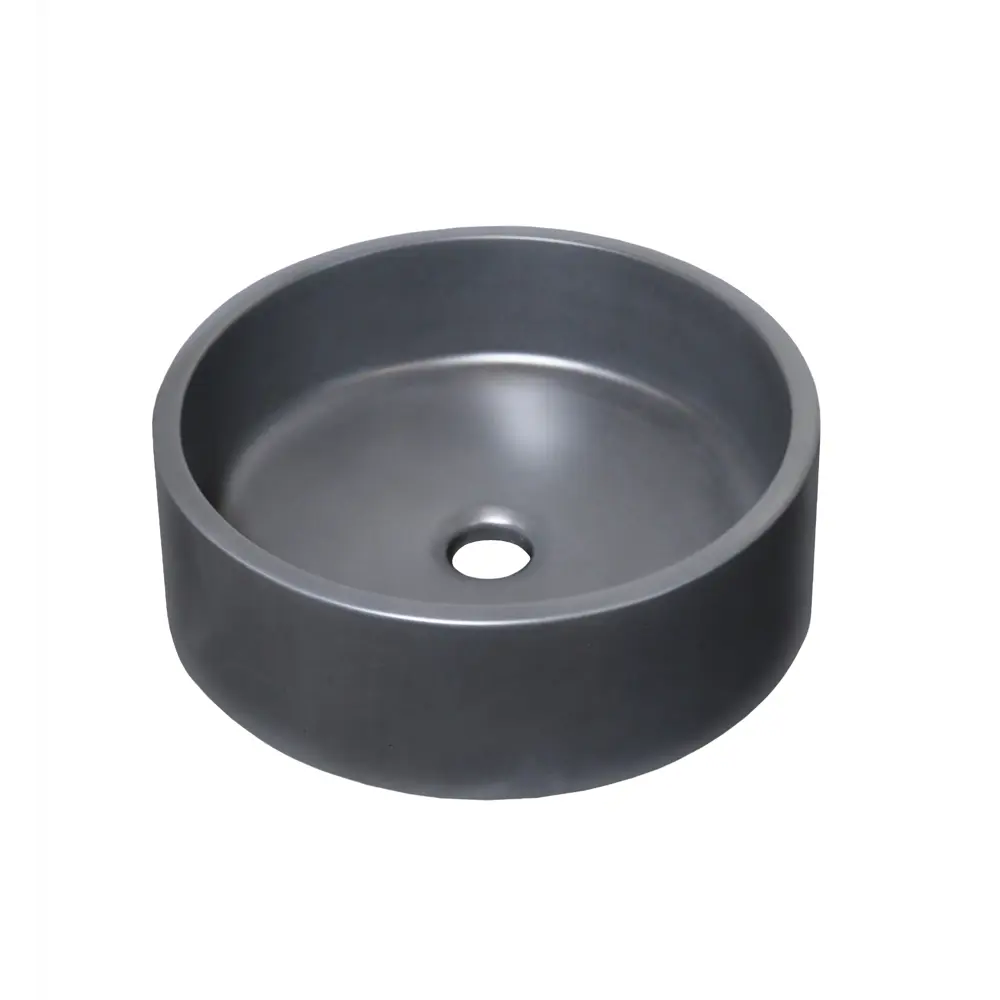 Раковина Round накладная 36x36 см цвет черный матовый Santreyd STLM-2084408