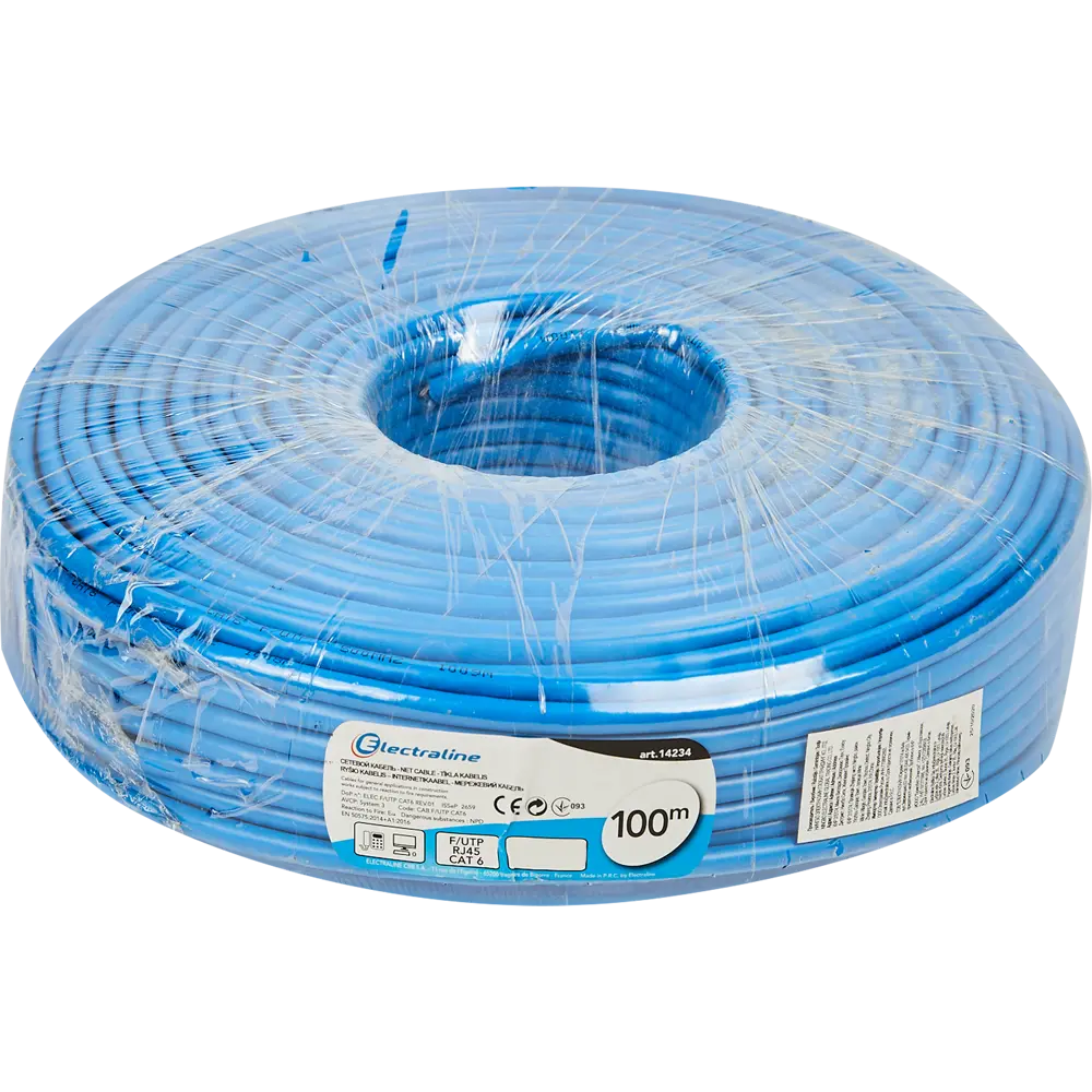 Сетевой кабель Electraline FTP 6E для высокоскоростного подключения 84710886 STLM-0053970 - Вид №2