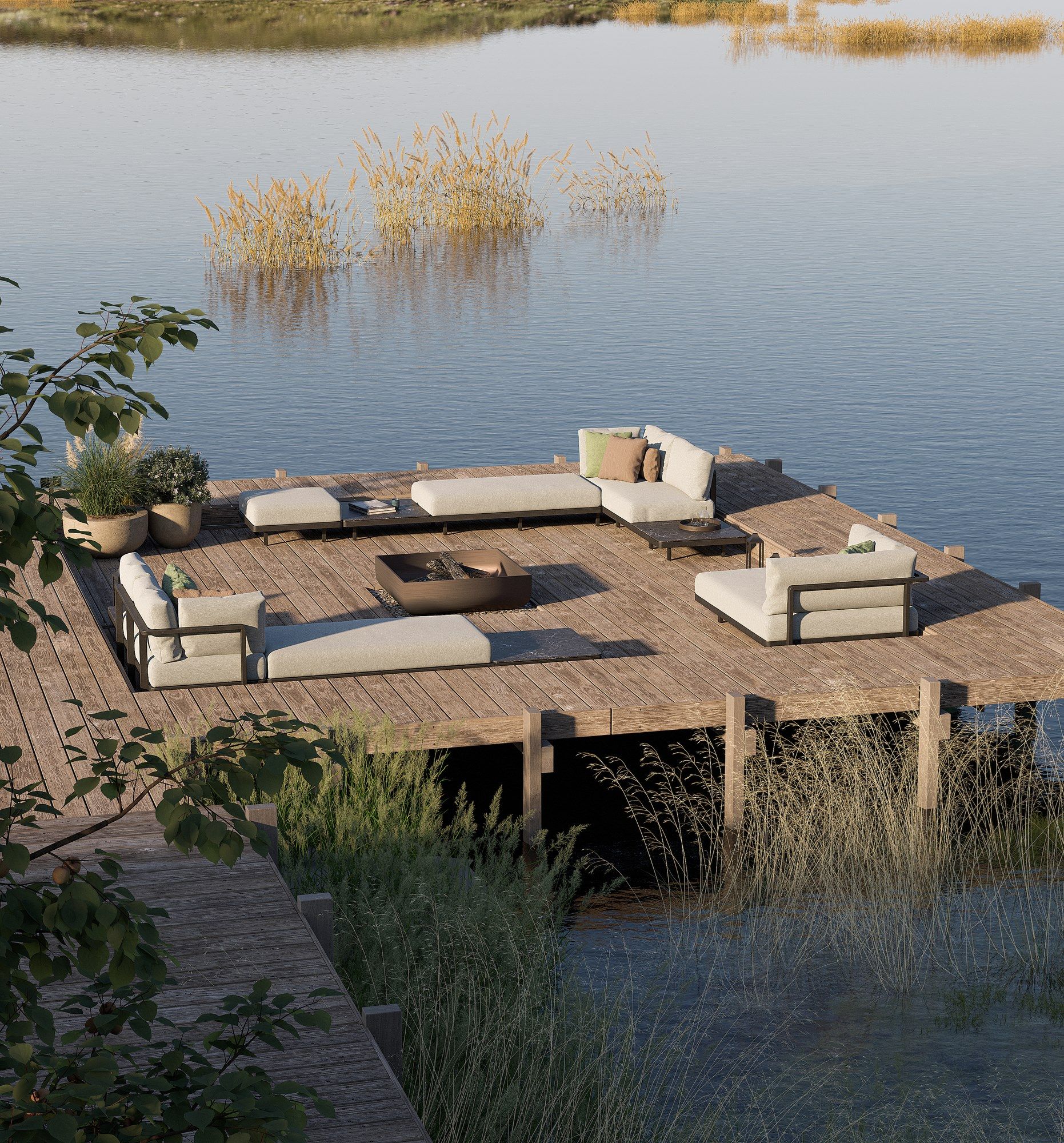 Угловой модульный садовый диван в Batyline® Royal Botania Alura Lounge ARCH-00111953 - Вид №3