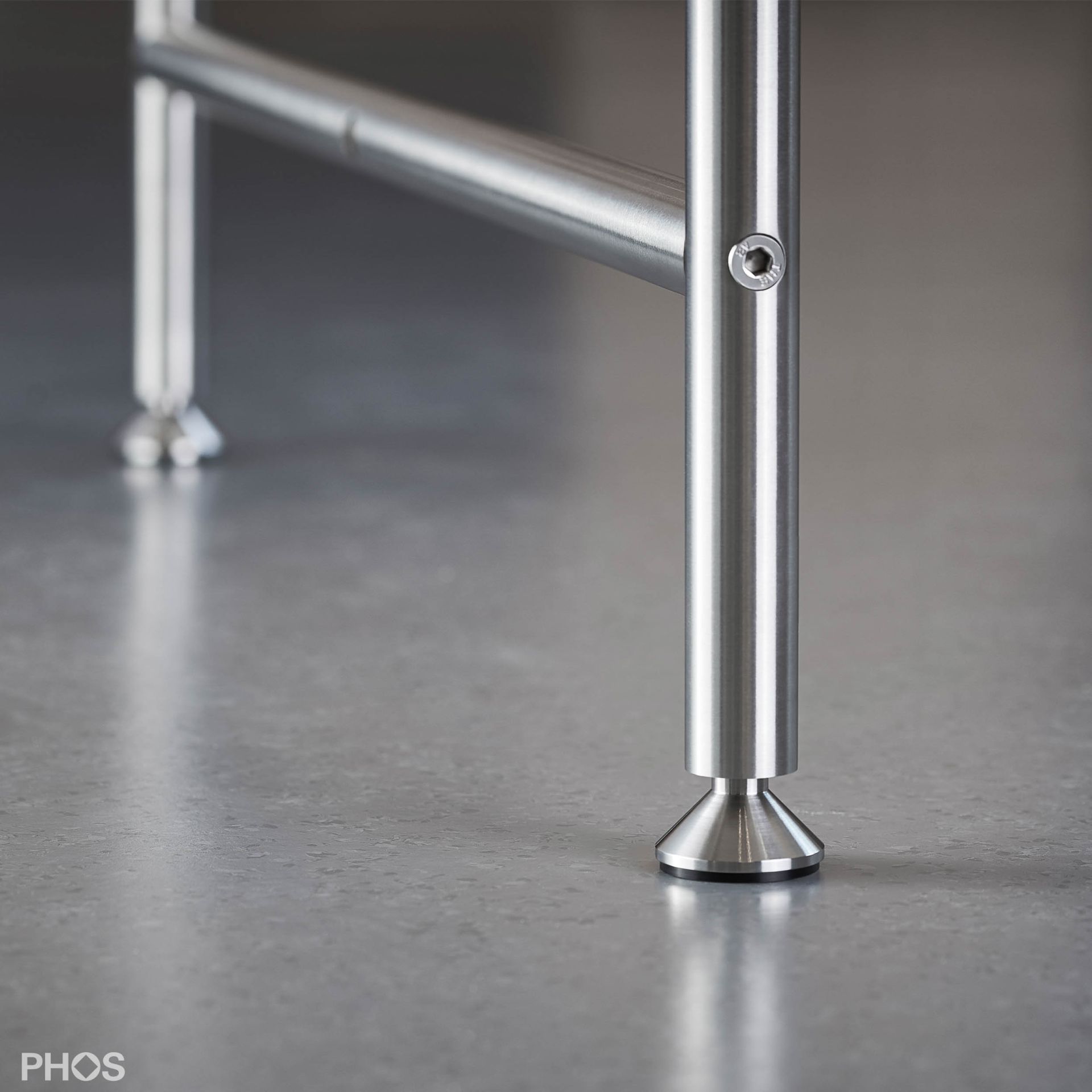 KATI-S2K-120x60-MS Стол Карлсруэ - письменный стол для детей - черный - 120 x 60 x 66 см PHOS  - Вид №8