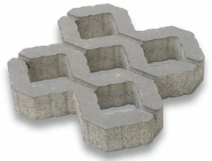 Tegolaia Бетонная решетка, покрытая травой