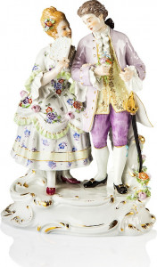 10615728 Meissen Фигурка 18,5см "Рука в руке" Фарфор