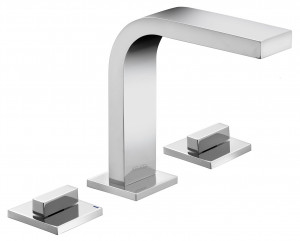 51115130100 Смеситель для умывальника на 3 отверстия 150 KEUCO Edition 11