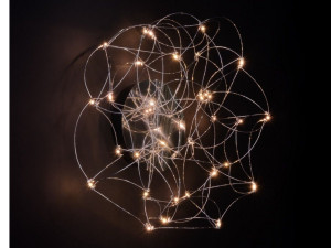 Металлический светодиодный настенный светильник