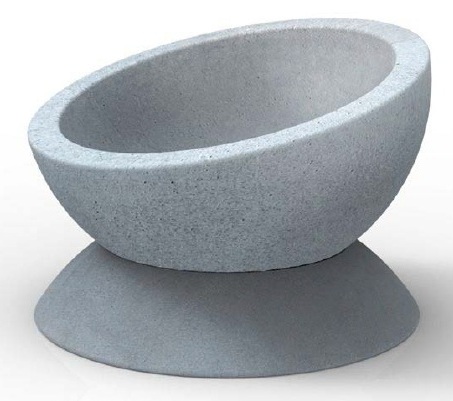 11349 СТАТИВ, вазон бетонный цветочный LAB.Space  - Вид №1