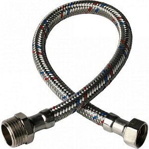 Гибкая подводка для воды НР 1/2 х ВР 1/2 STOUT - 400 мм