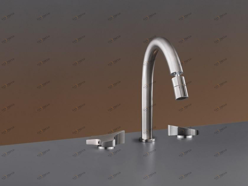 Ceadesign Смеситель на 3 отверстия с регулируемым изливом Ziqq Ziq 73