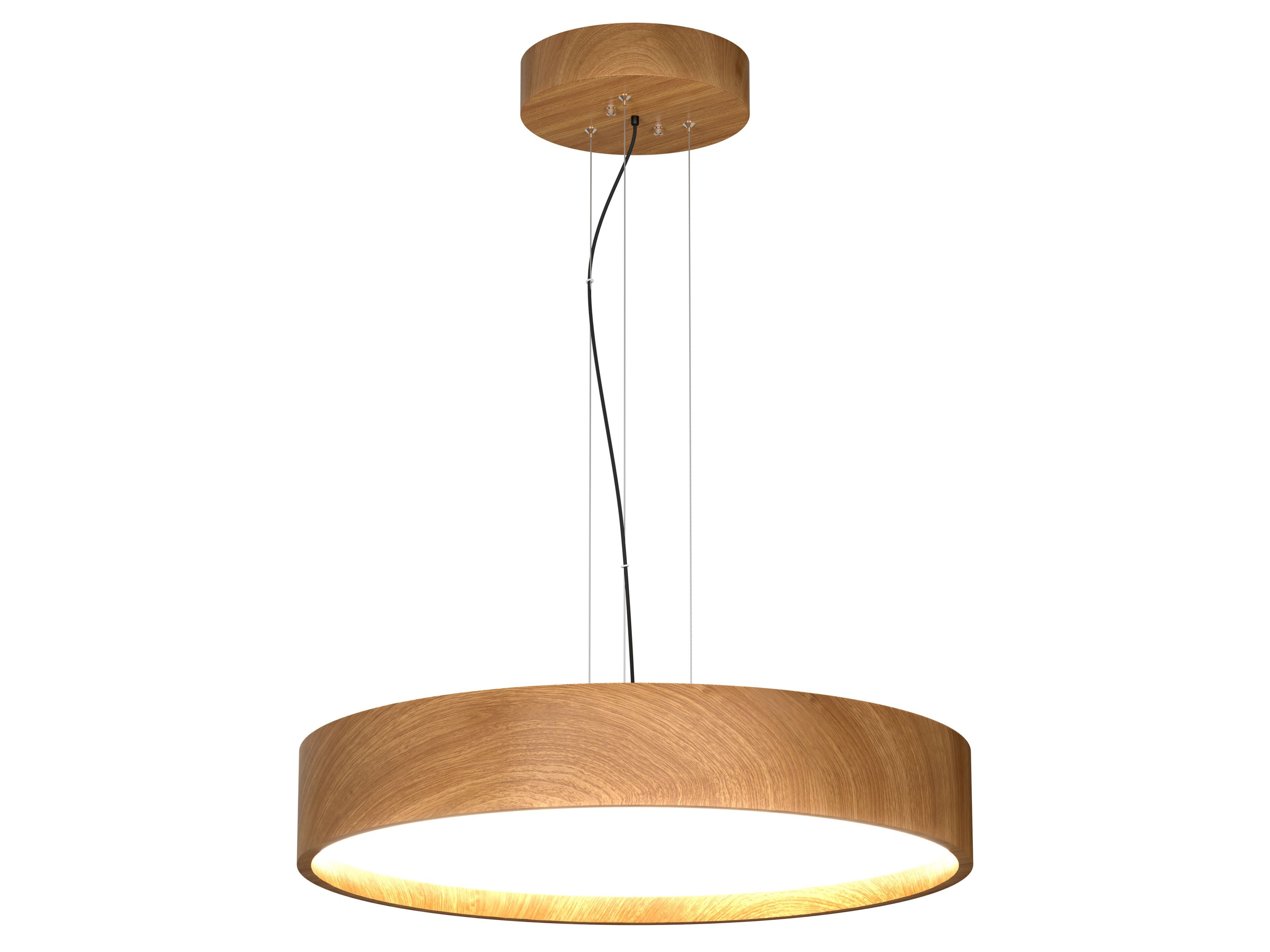 Деревянный эффект стальной светодиодный подвесной светильник Valaisin Grönlund дуб ARCH-00130556 - Вид №2