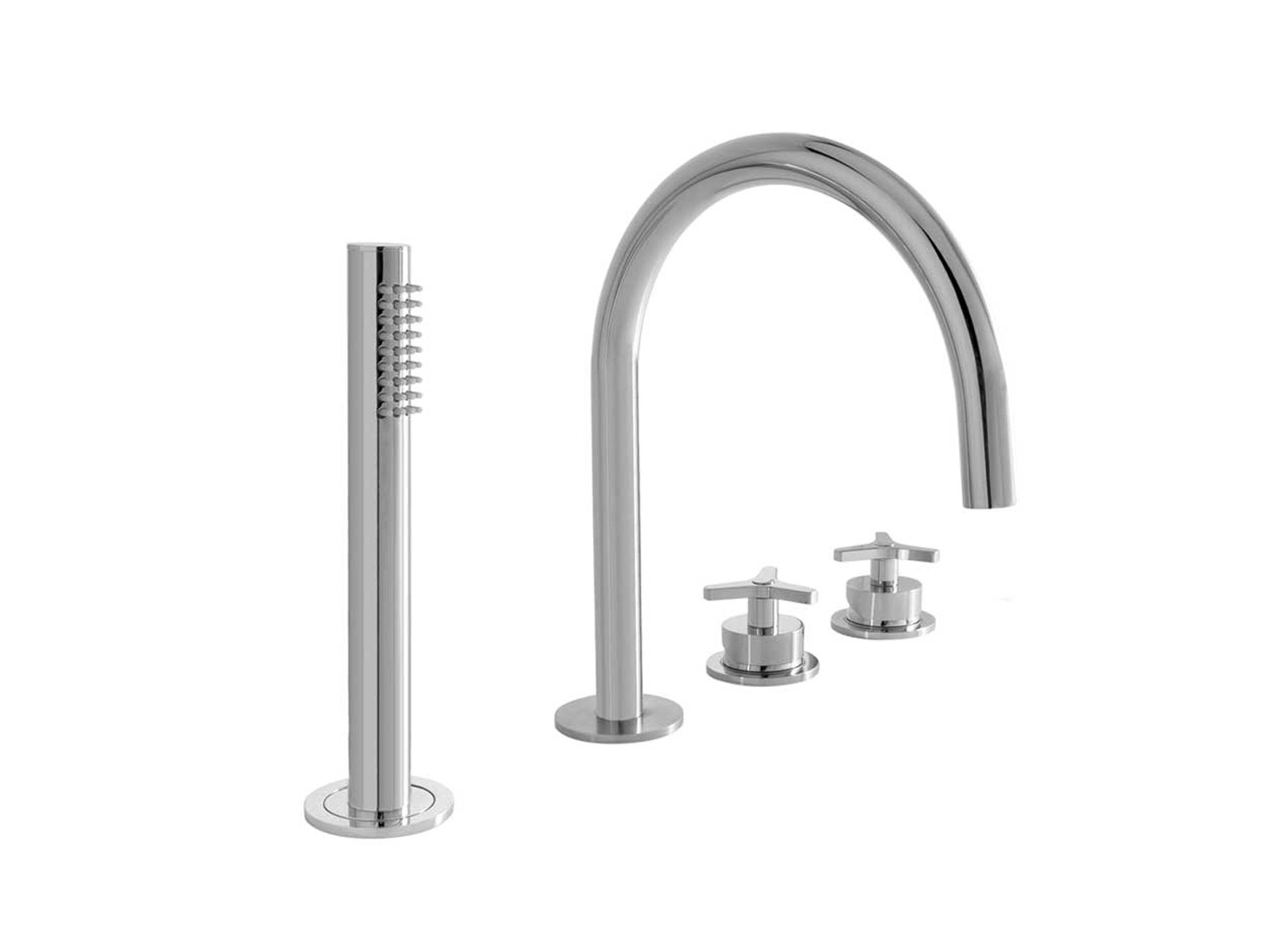 Смеситель для ванны с ручным душем QD Magistro Lab Tomeo ARCH-00115332 - Вид №1