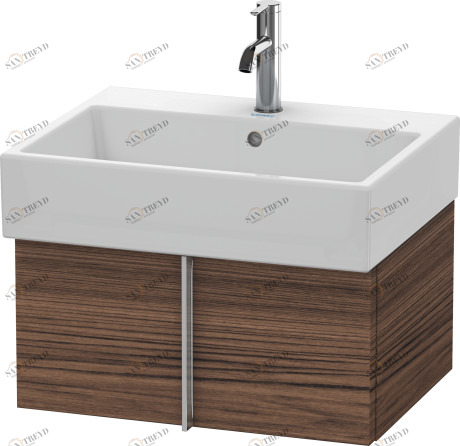 VA612502121 Vero Air Тумбочка подвесная Орех темный декор Duravit