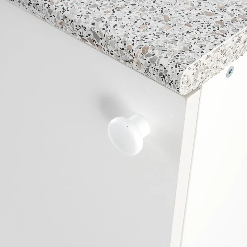 Шкаф напольный "Бэлла" 60x86x60 см, ЛДСП, цвет белый Santreyd STLM-2158740 - Вид №5