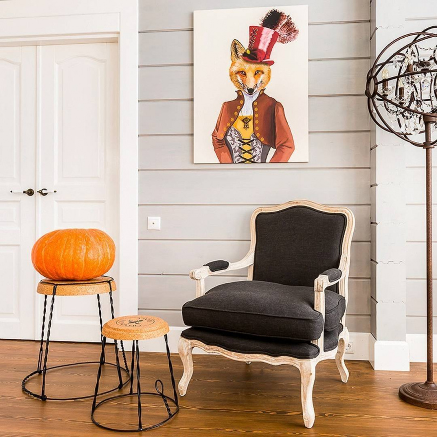 Складной столик кофейный белый антик «Ницца» BYOBJECT  130179 Белый Object Desire  - Вид №4