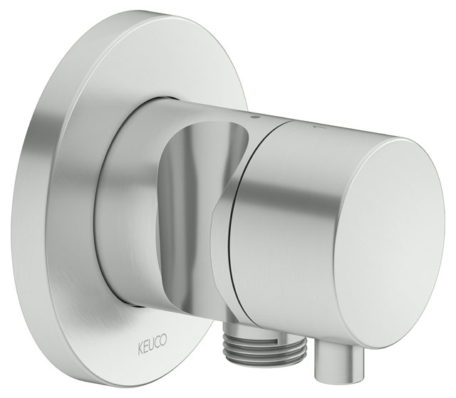 59556071201 Встраиваемый переключатель на 2 потребителя с выводом для шланга и держателем лейки DN 15 KEUCO IXMO - Вид №4