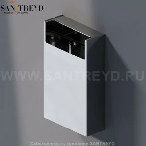 Agape MACH Корзина для мусора хромированная AMAC0664A