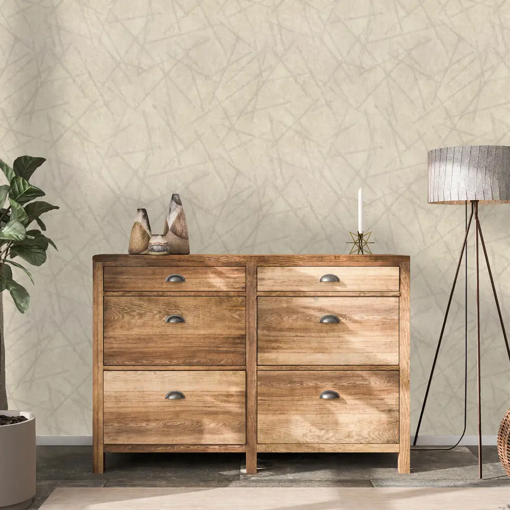 MONTE SOLARO Beton: флизелиновые обои бежевого оттенка для элегантного интерьера 88537867 STLM-0833598 - Вид №2