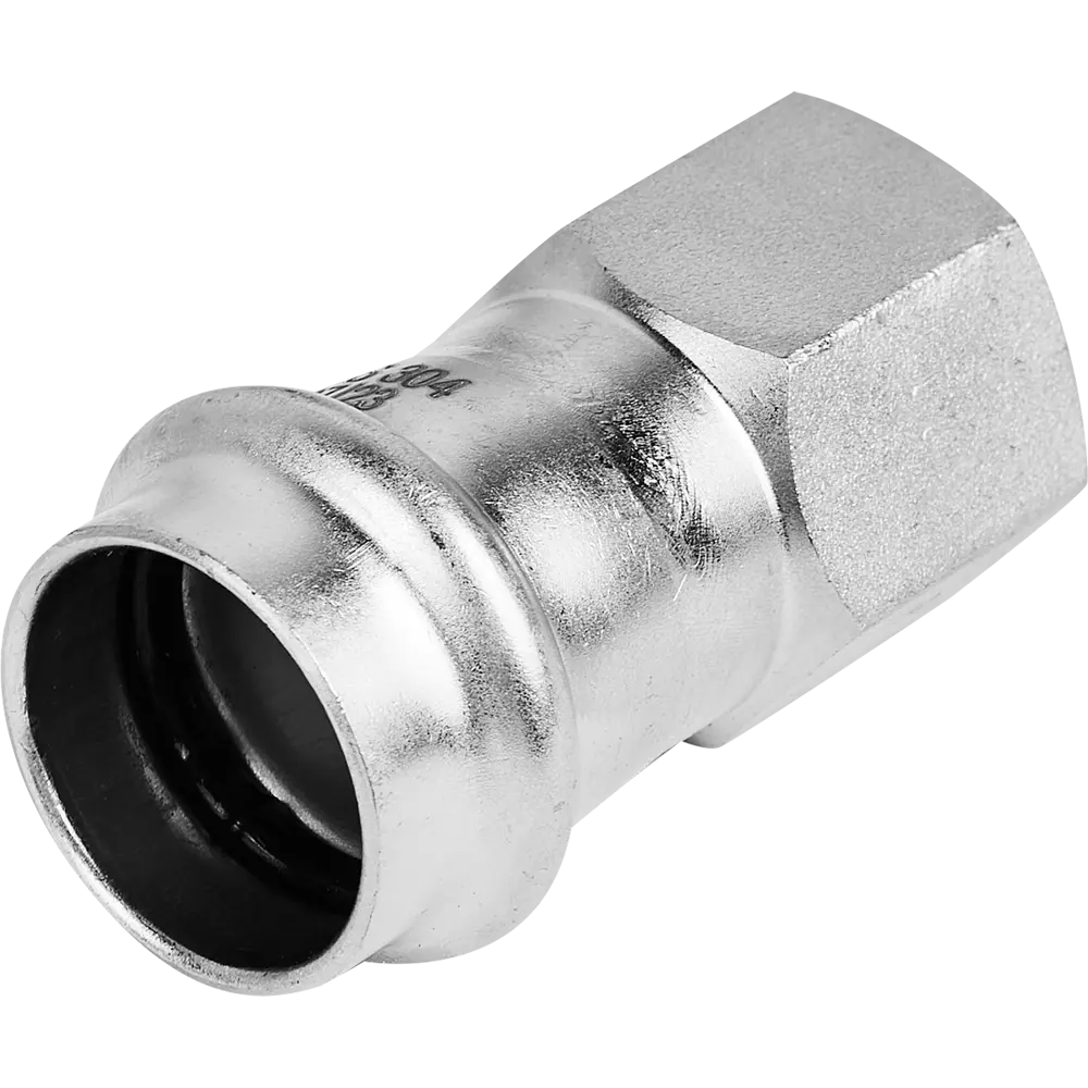 Муфта переходная Rommer 1/2"x22 мм ВПр-ВР нержавеющая сталь STLM-2173569