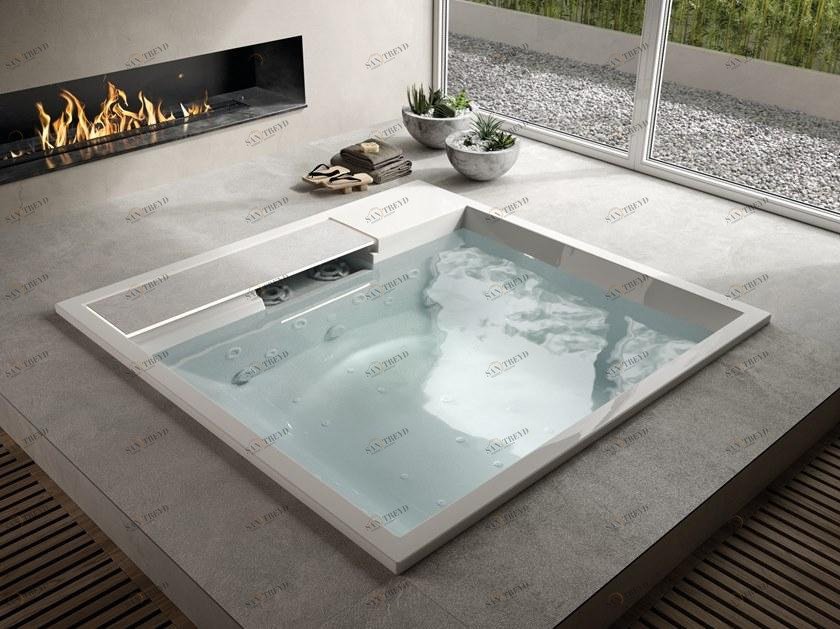 EFFEGIBI Квадратный мини-бассейн из синтетического материала sun-id-1476220