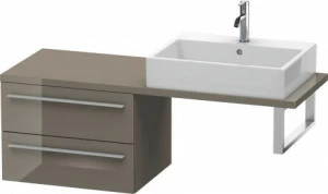 XL542808989 X-Large Шкафчик для компактной консоли Фланелево-серый глянцевый лак