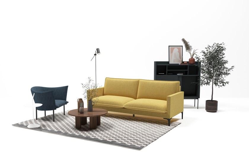 Grado Design 2-х местный кожаный диван Cover Cov-sf-04-3s - Вид №2