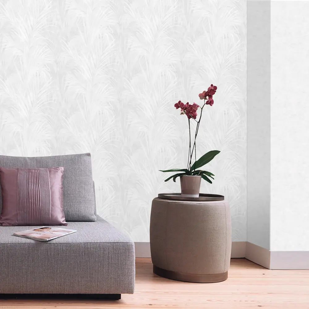 Обои флизелиновые Erismann Tanzania белые 1.06 м ЭР60491-02 STLM-2080381 - Вид №4