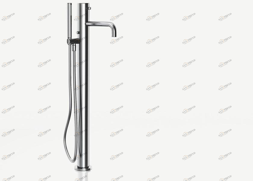 ABOUTWATER Смеситель для ванны напольный с ручным душем Af/21 sun-id-1465031