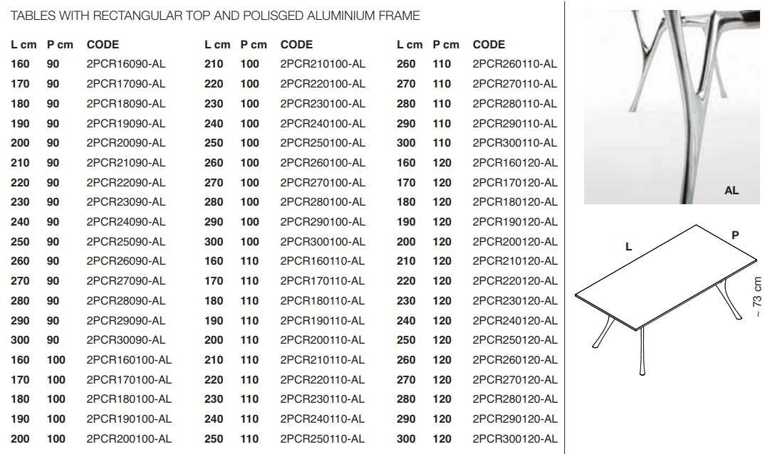 Caimi Brevetti Прямоугольный бетонный стол Pegaso sun-id-1367996 - Вид №5