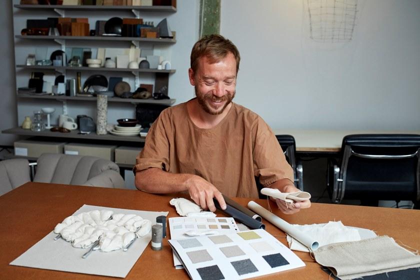 Hem Кресло из нержавеющей стали и тканевой обивки sun-id-1358795 - Вид №10