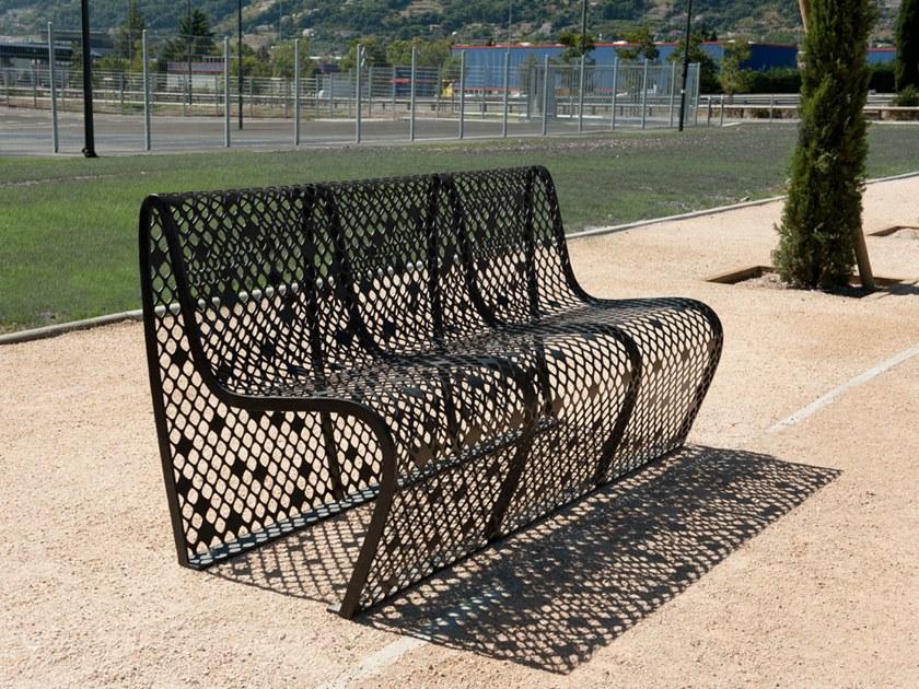 CYRIA Скамья из стали со спинкой Elinium sun-id-1409242 - Вид №9